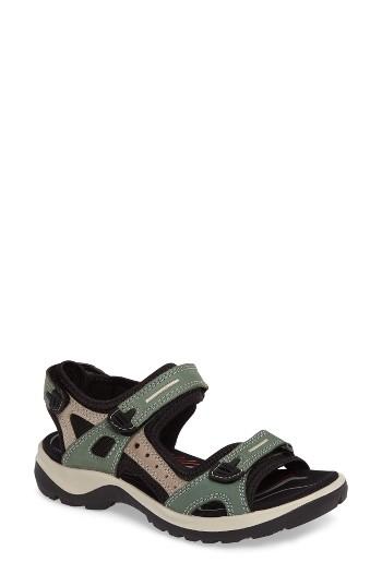 Women's Ecco Yucatan Sandal -5.5us / 36eu - Green