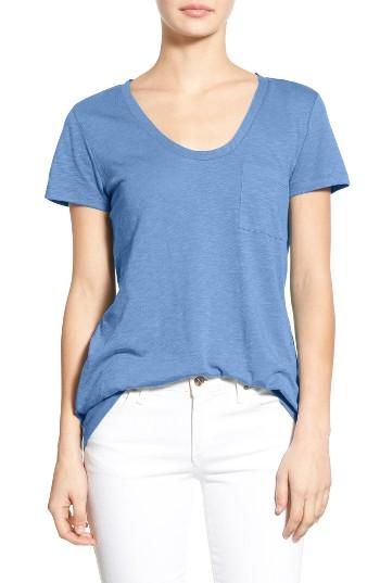 Women's Caslon Rounded V-neck Tee