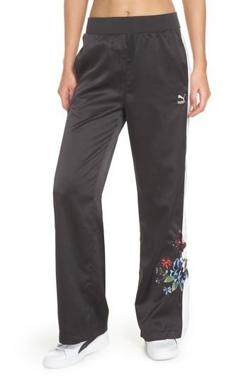 Women's Puma Premuim Archive T7 Track Pants, Size - Black