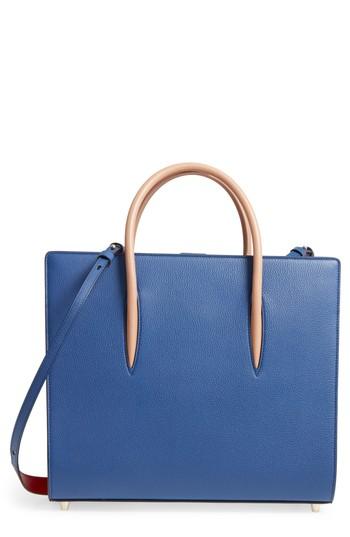 Christian Louboutin Large Paloma Leather Tote - Beige