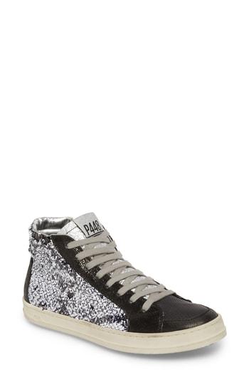 Women's P448 Skate High Top Sneaker -8.5us / 39eu - Black