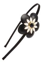 Cara Flower Headband, Size - Black
