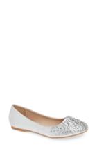 Women's Lauren Lorraine Bobbie Flat M - Metallic