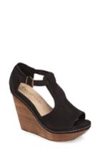 Women's Five Worlds Drama Wedge Sandal M - Black