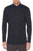 Men's Original Penguin Paintbrush Slim Shirt, Size - Blue