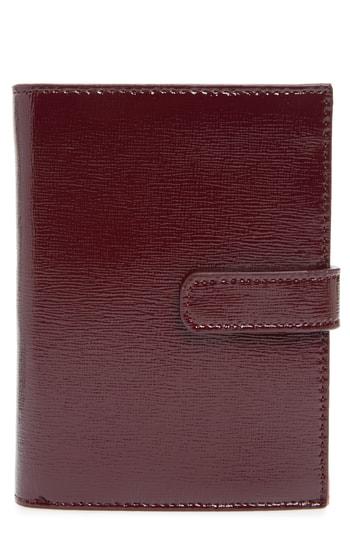 Women's Nordstrom Lauren Leather Bifold Wallet - Burgundy