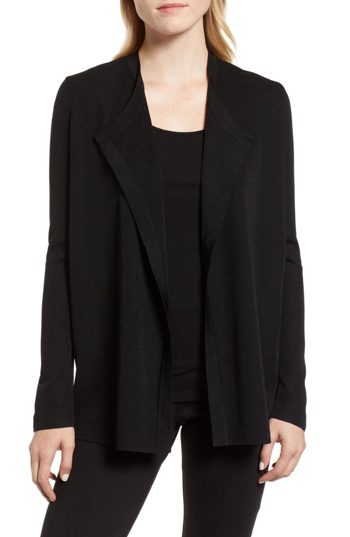 Women's Anne Klein Drapey Open Front Cardigan