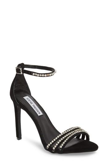 Women's Steve Madden Sterling Embellished Sandal M - Black