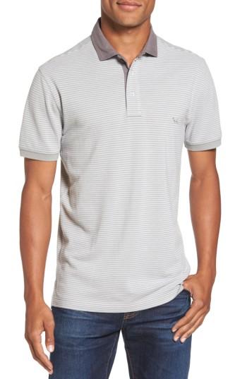 Men's Rodd & Gunn Lendenfield Sports Fit Stripe Pique Polo - White