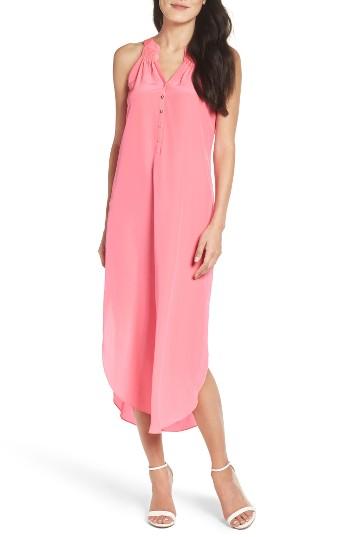 Women's Lilly Pulitzer Bailey Silk Midi Dress - Pink