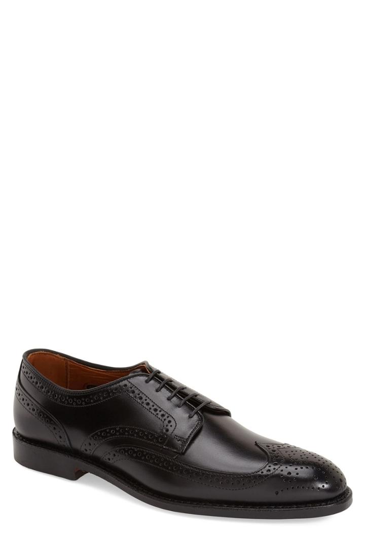 Men's Allen Edmonds 'madison Park' Wingtip D - Black