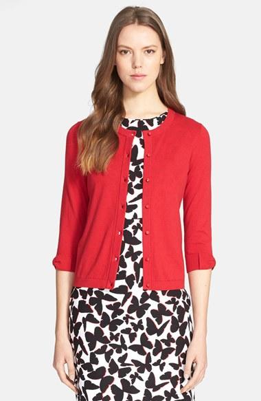 Women's Kate Spade New York 'somerset' Cotton Blend Cardigan