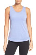 Women's Zella Kayla Mesh Inset Tank, Size - Purple