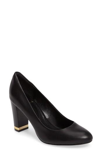 Women's Isola Eleni Iii Block Heel Pump .5 M - Black