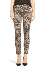 Women's 7 For All Mankind Leopard Print Ankle Skinny Jeans