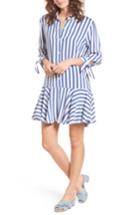 Women's One Clothing Drop Waist Shirtdress - Blue