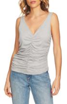 Women's 1.state Ruched Front Tank Top, Size - Grey