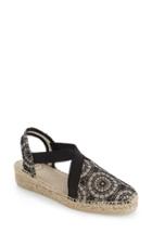 Women's Toni Pons 'vera' Slingback Espadrille Sandal Eu - Black