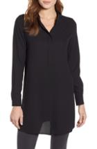 Women's Anne Klein Tunic Blouse - Black