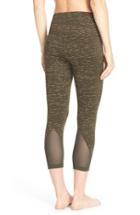 Women's Zella 'hatha' High Waist Crop Leggings - Green