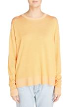 Women's Acne Studios Finola 2-tone Sweater - Orange