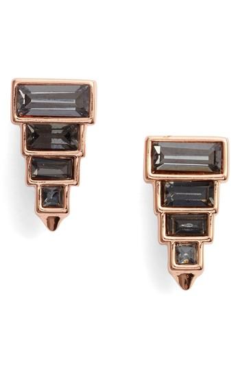 Women's Rebecca Minkoff Stacked Baguette Earrings