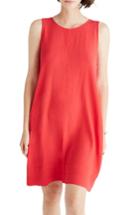 Women's Madewell Lakeshore Button Back Dress - Red