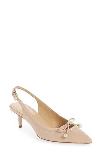 Women's Michael Michael Kors Gia Slingback Pump M - Pink