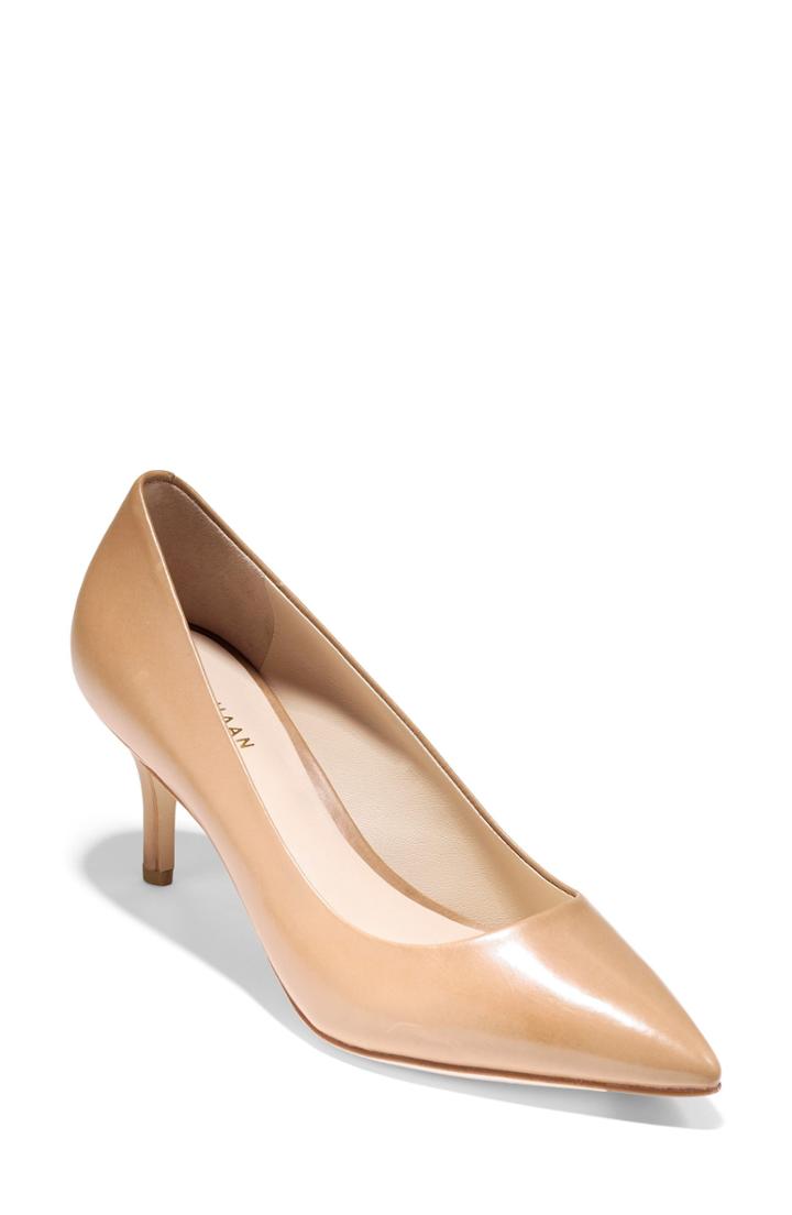 Women's Cole Haan Vesta Pointy Toe Pump .5 C - Beige