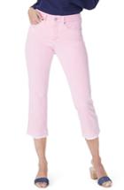 Women's Nydj Release Hem Capri Skinny Jeans - Pink