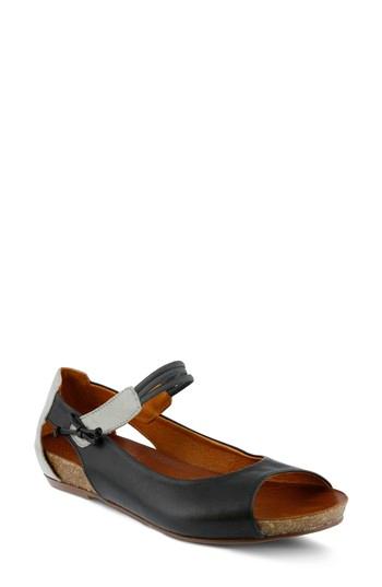 Women's Spring Step Aside Flat Us / 35eu - Black