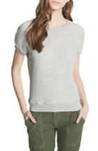 Women's Joie Christal Puff Sleeve Sweatshirt - Grey