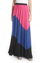 Women's Tracy Reese Colorblock Maxi Skirt - Black