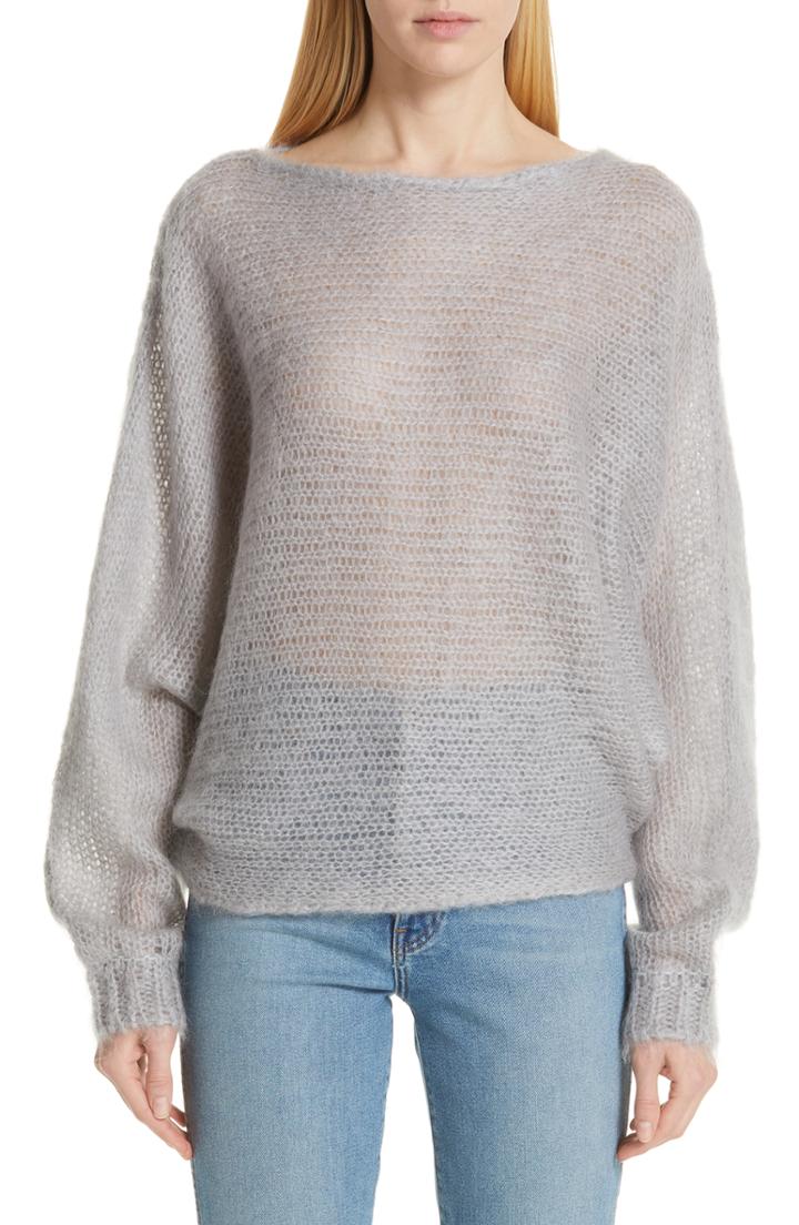 Women's Simon Miller Fay Mohair & Wool Sweater - Grey