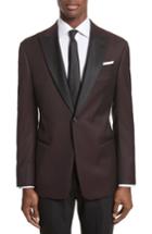 Men's Armani Collezioni Trim Fit Wool Dinner Jacket Us / 48 Eur - Red