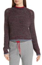 Women's Rag & Bone/jean Ilana Mock Neck Sweater - Blue