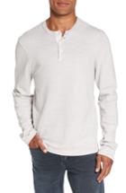 Men's James Perse Long Sleeve Henley T-shirt (m) - Grey