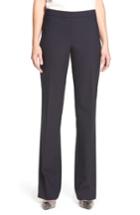 Women's Boss Tulea Side Zip Tropical Stretch Wool Trousers - Blue