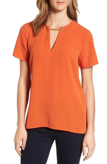 Women's Michael Michael Kors High/low Chain Top