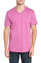 Men's Psycho Bunny V-neck T-shirt - Pink