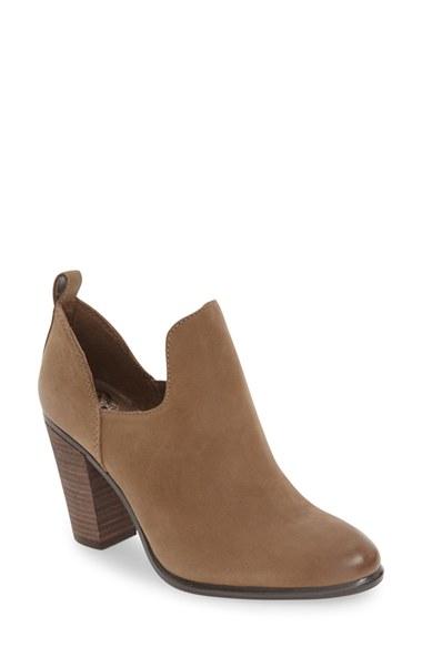 Women's Vince Camuto 'federa' Block Heel Bootie M - Brown