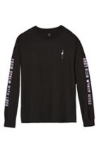 Men's Nikben Flamingo Long Sleeve T-shirt - Black