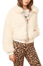 Women's Reformation Freddie Faux Fur Bomber Jacket
