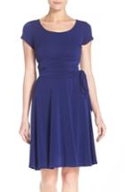 Women's Leota Scoop Neck Jersey Fit & Flare Dress - Blue