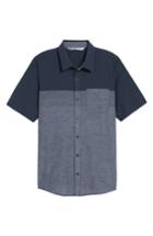 Men's Travis Mathew Charlie Pinstripe Woven Shirt