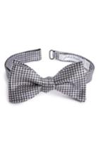 Men's John W. Nordstrom Unity Mini Silk Bow Tie, Size - Grey