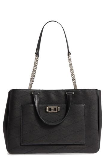 Rebecca Minkoff Je T'aime Leather Work Tote - Black