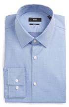 Men's Boss Isko Slim Fit Geometric Dress Shirt .5 - Blue