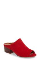 Women's Linea Paolo Cinch Block Heel Mule M - Red