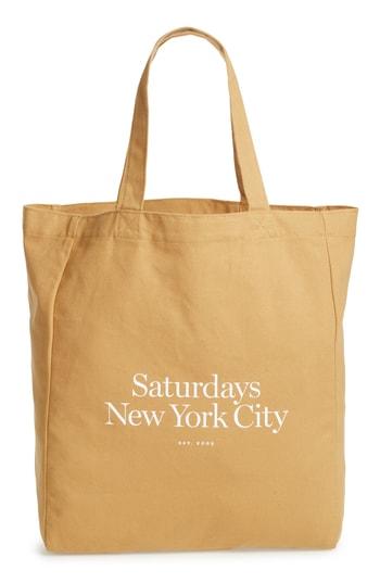 Men's Saturdays Nyc Miller Standard Tote Bag - Brown